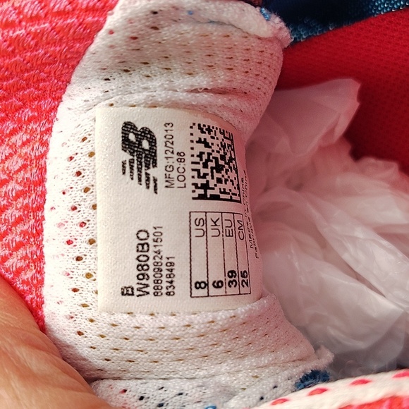 New Balance Womens Fresh Foam 980 Blue Running Shoes Sneakers Size 8 - Picture 7 of 9